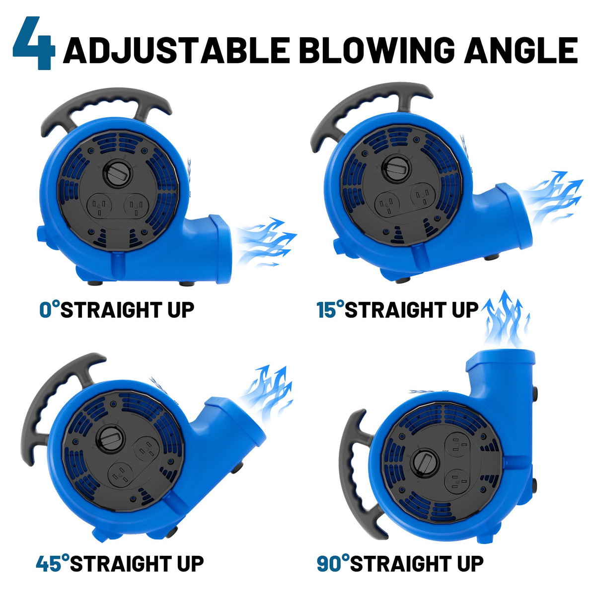 Industrial 1/3HP 1200CFM Air Mover Blower Fan M1258