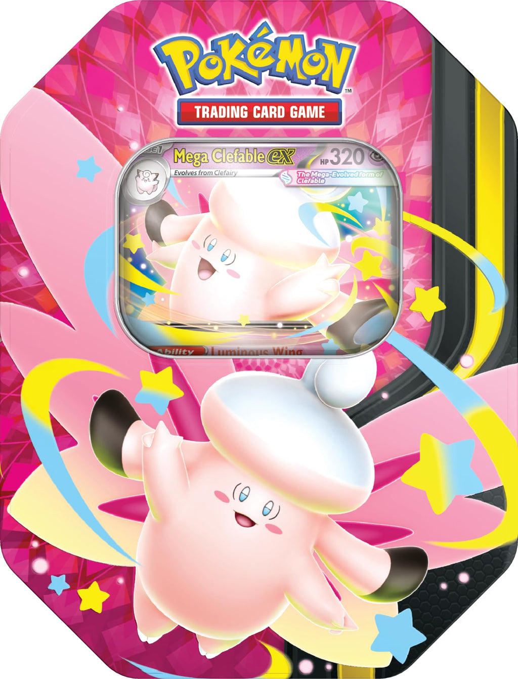 Pokémon TCG Mega Clefable Tin F24396