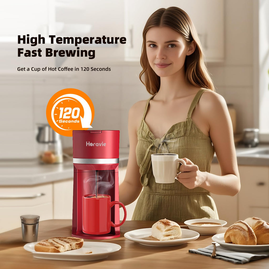 Single Serve Coffee Maker for K Cup and Grounds G73695