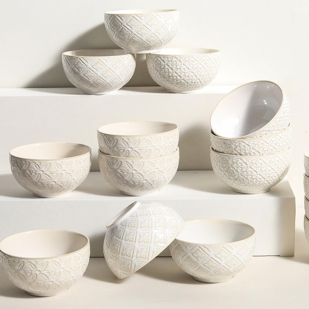 26 Oz Ceramic Soup Bowls Set of 4, 6 inch X2676