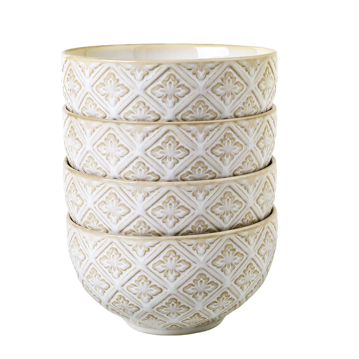26 Oz Ceramic Soup Bowls Set of 4, 6 inch X2676