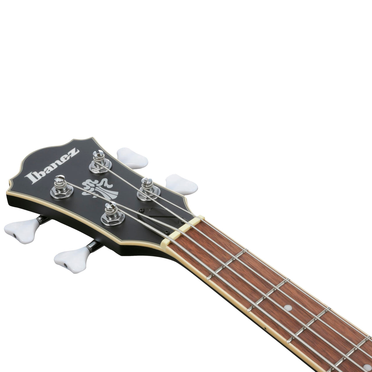 Black Flat Semi-hollow Bass Guitar H280