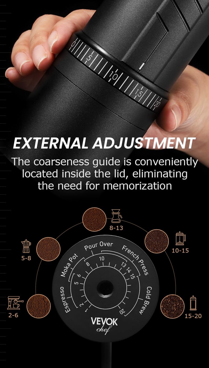 Manual Coffee Grinder with Travel Case N2933
