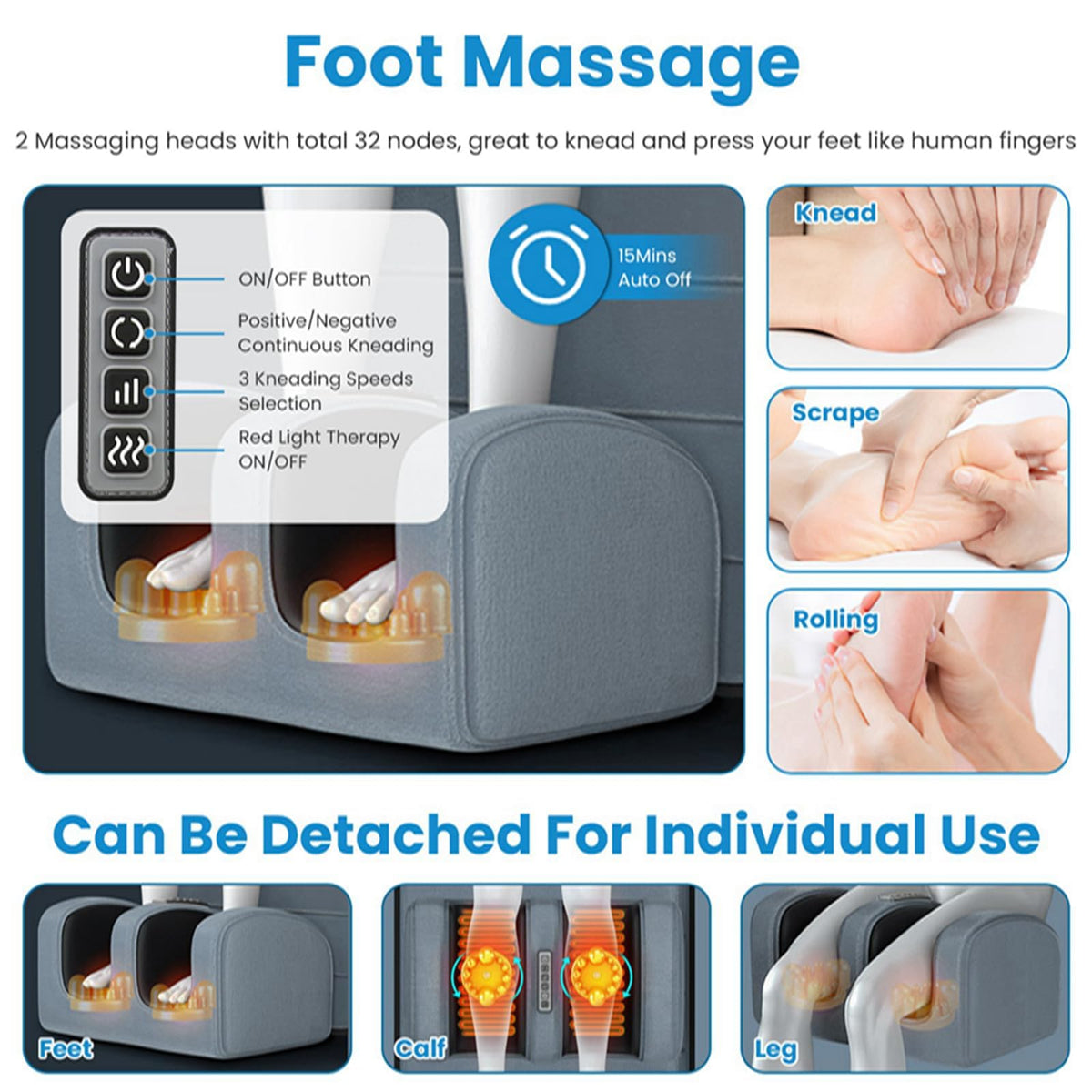 Full Body Massage Mat with Heat A104