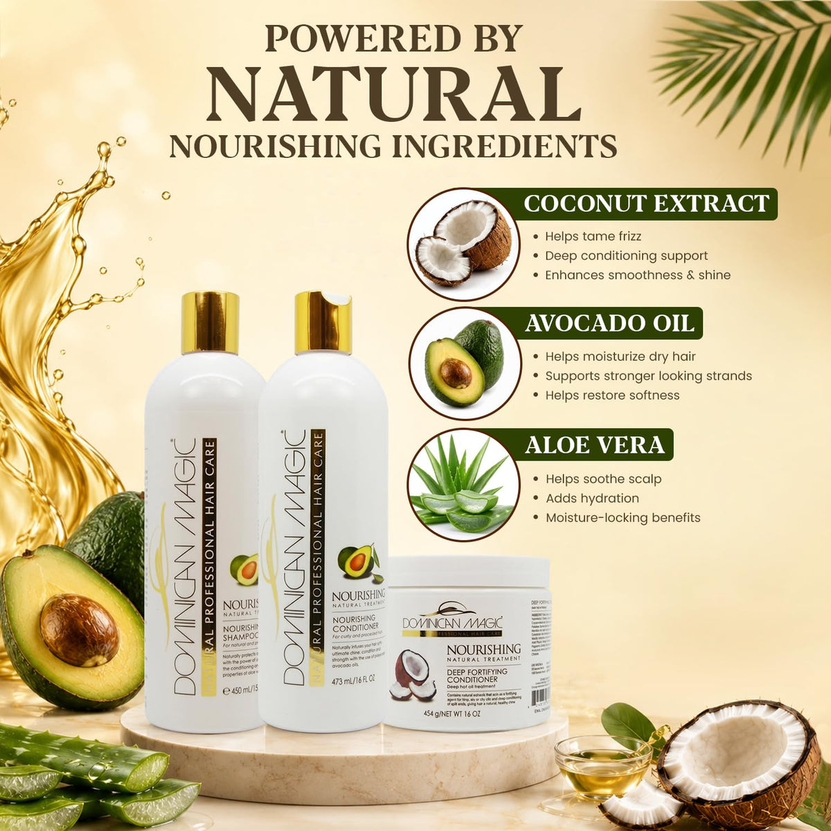 Hydrating Shampoo & Conditioner Set with Avocado & Coconut T540470