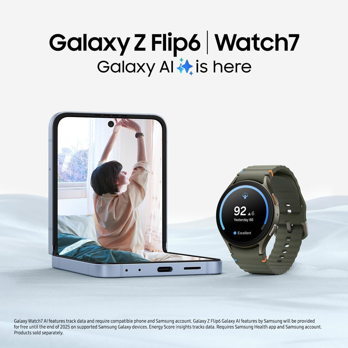 Galaxy Z Flip 6 256GB Blue Smartphone V609538
