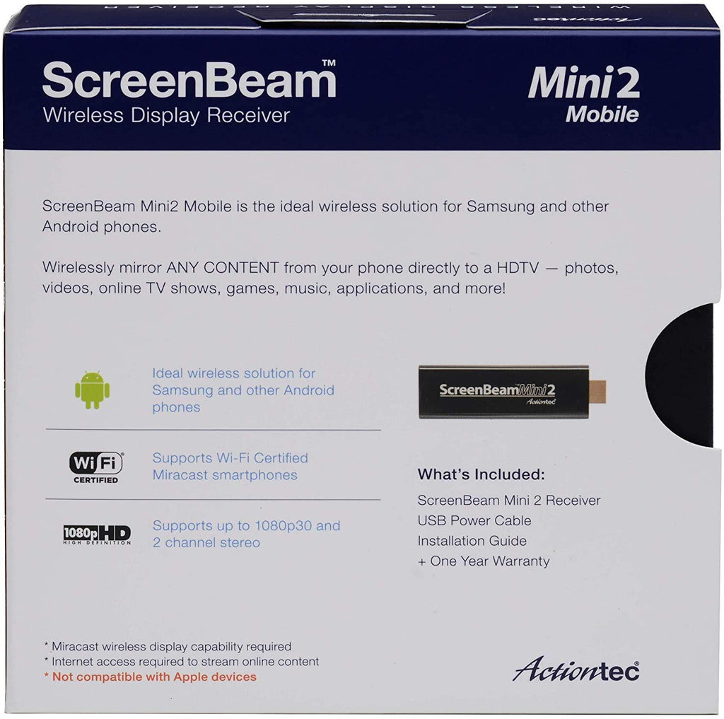 Wireless Display Adapter with Miracast, HDMI Connector B17585