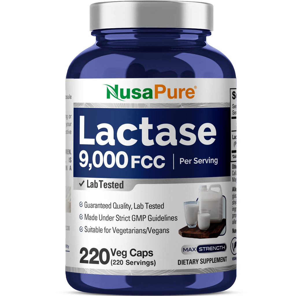 Vegan Lactase Enzyme 220 Veg Capsules P838