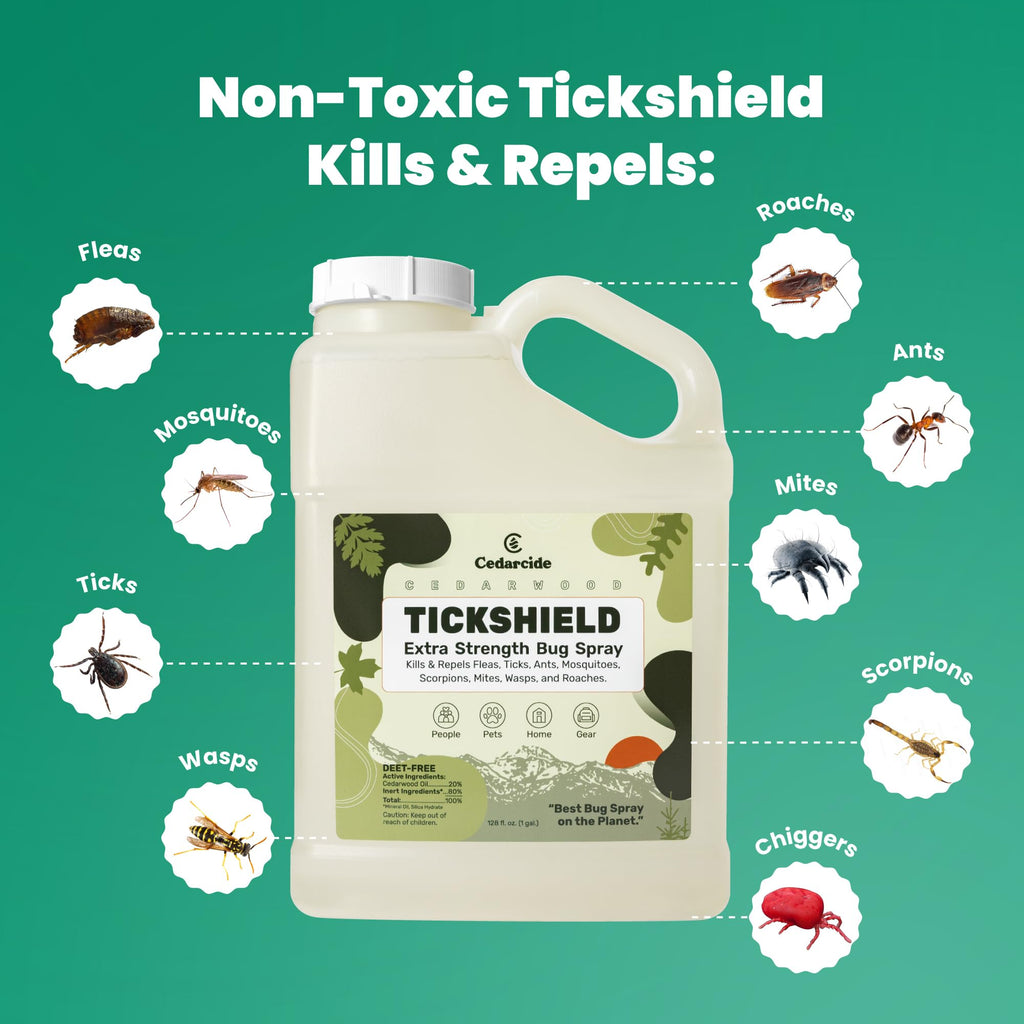 Cedar Oil Tick & Mosquito Repellent Spray P707