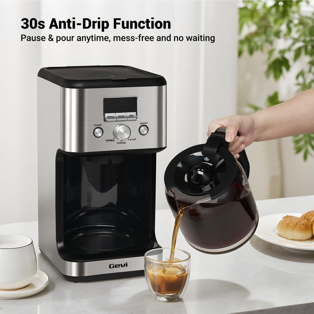 14 Cup Programmable Drip Coffee Maker with Glass Carafe X99620