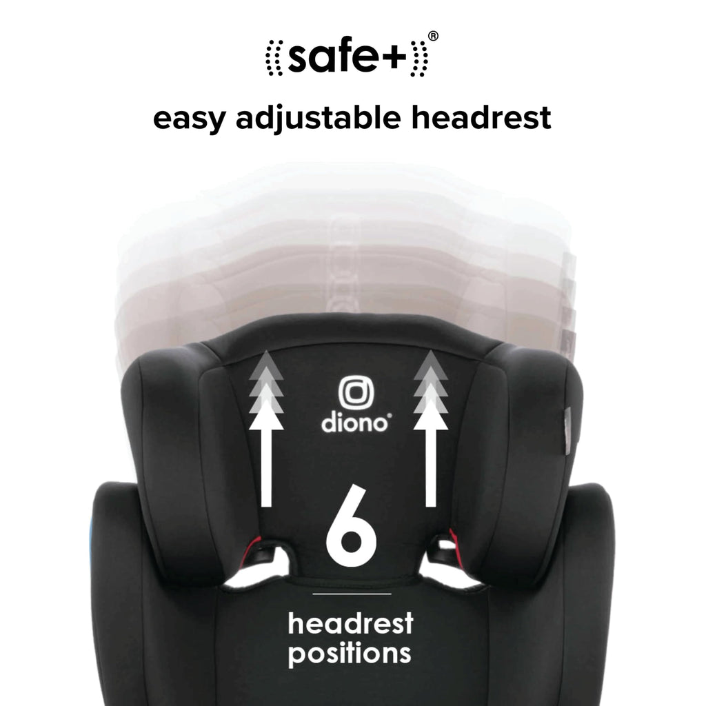 2-in-1 Belt Positioning Booster Seat, Black N627