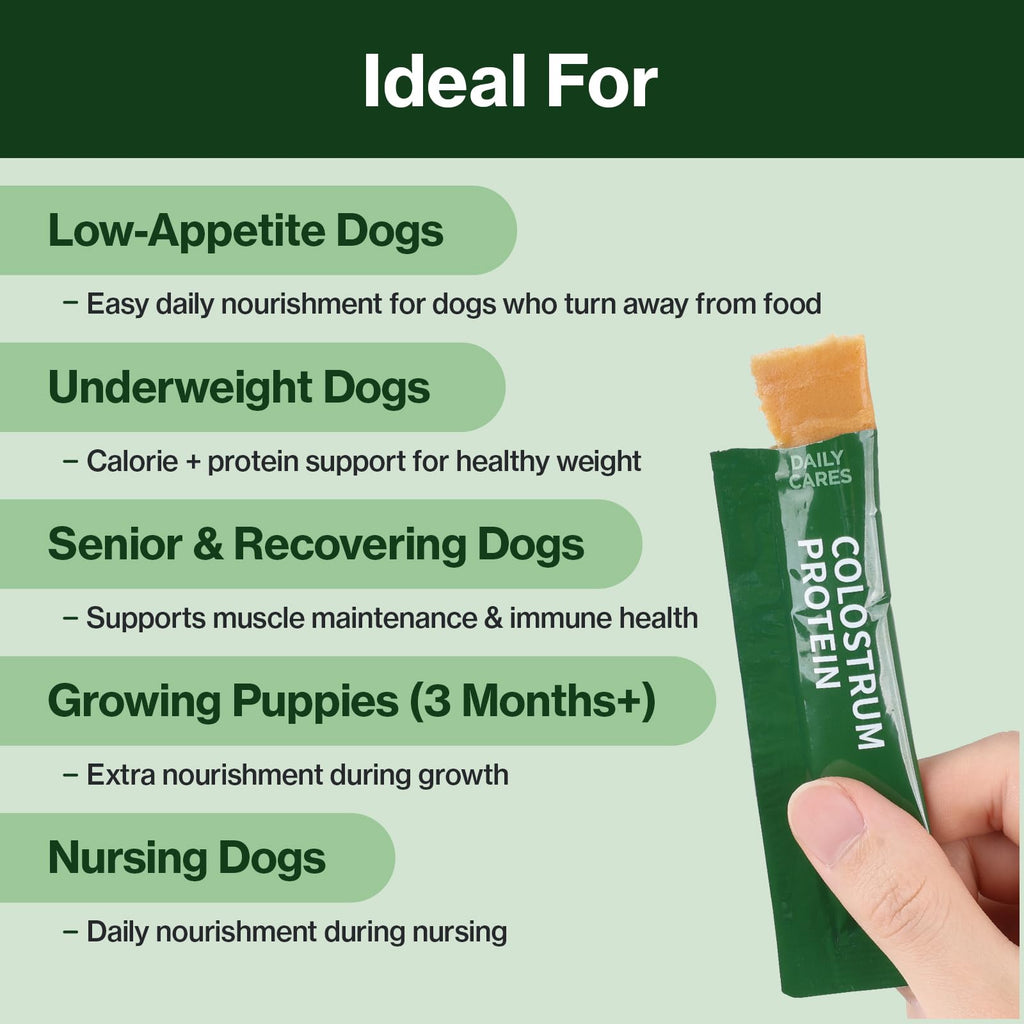 Colostrum Whey Protein Dog Supplement 30 Tubes H357812