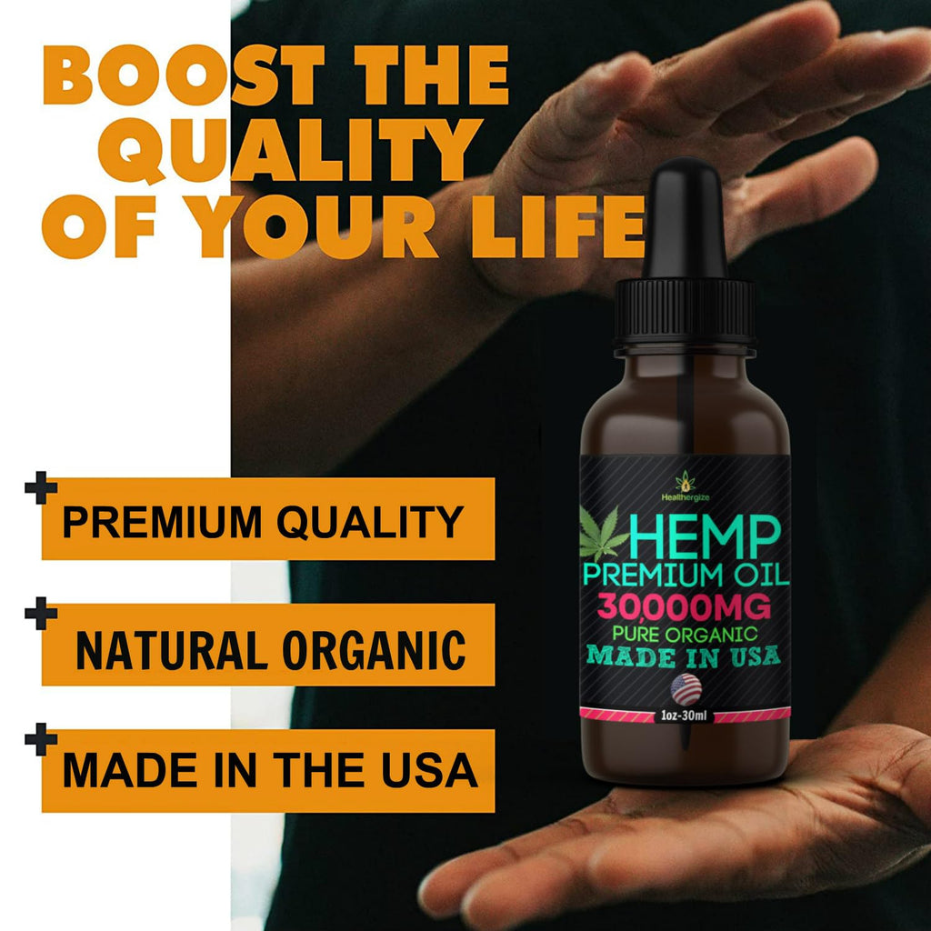 Hemp Oil Drops 5 Pack Cold Pressed Vegan G737