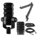USB Dynamic Broadcast Microphone with Boom Arm and XLR Cable J189