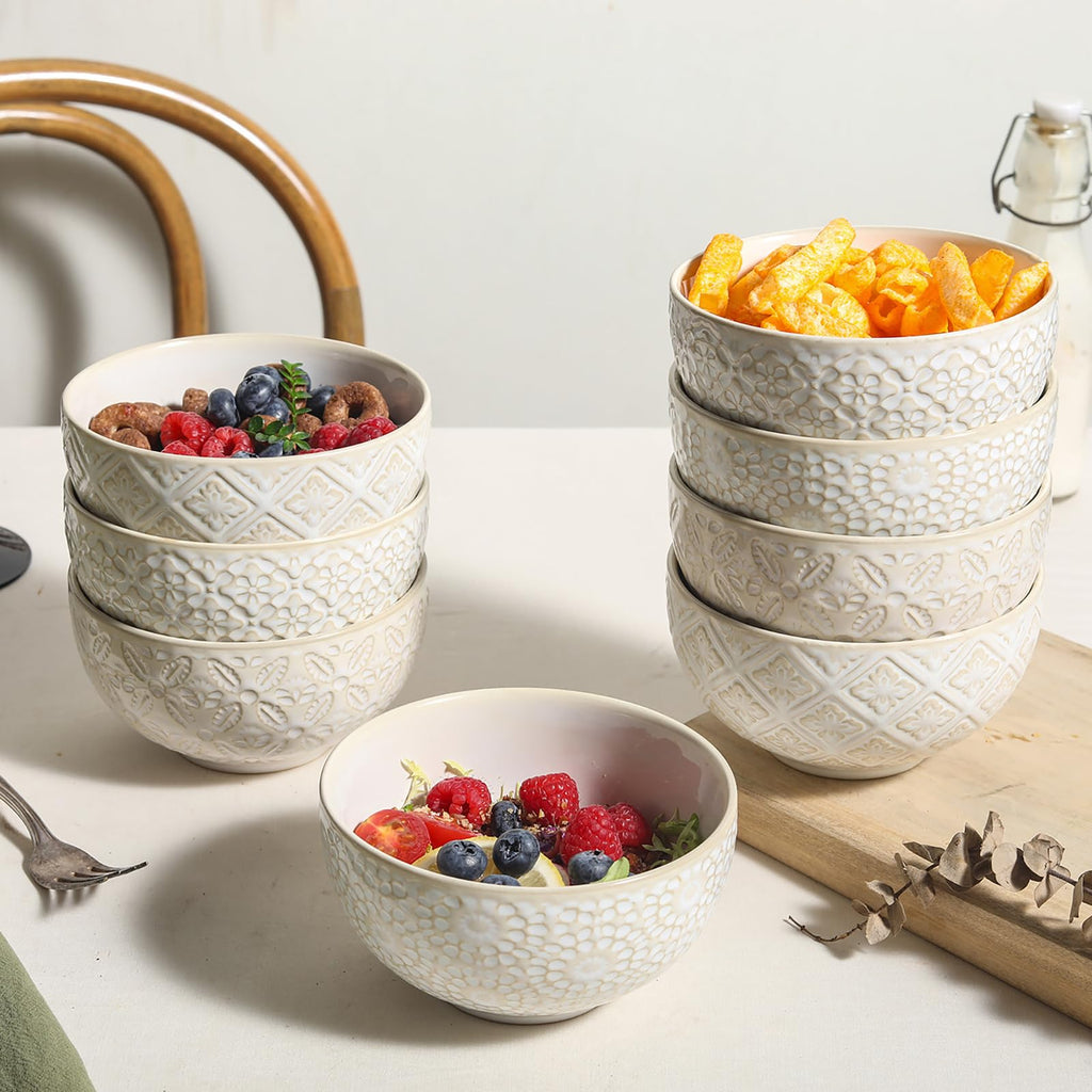 26 Oz Ceramic Soup Bowls Set of 4, 6 inch X2676