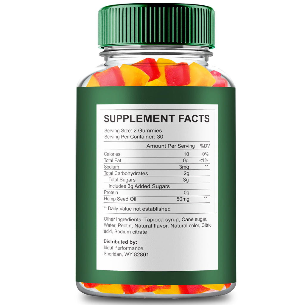 Maximum Strength All Natural Hemp Gummies 5 Pack Z26342