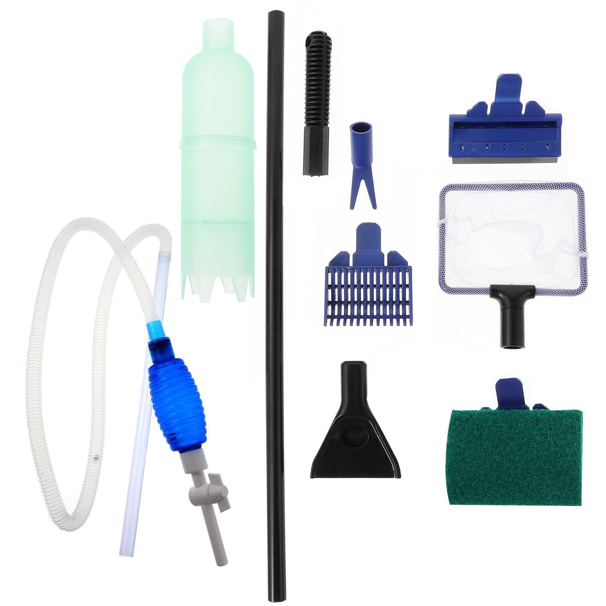 Aquarium Cleaning Tool Set with Hose and Airbag Q750