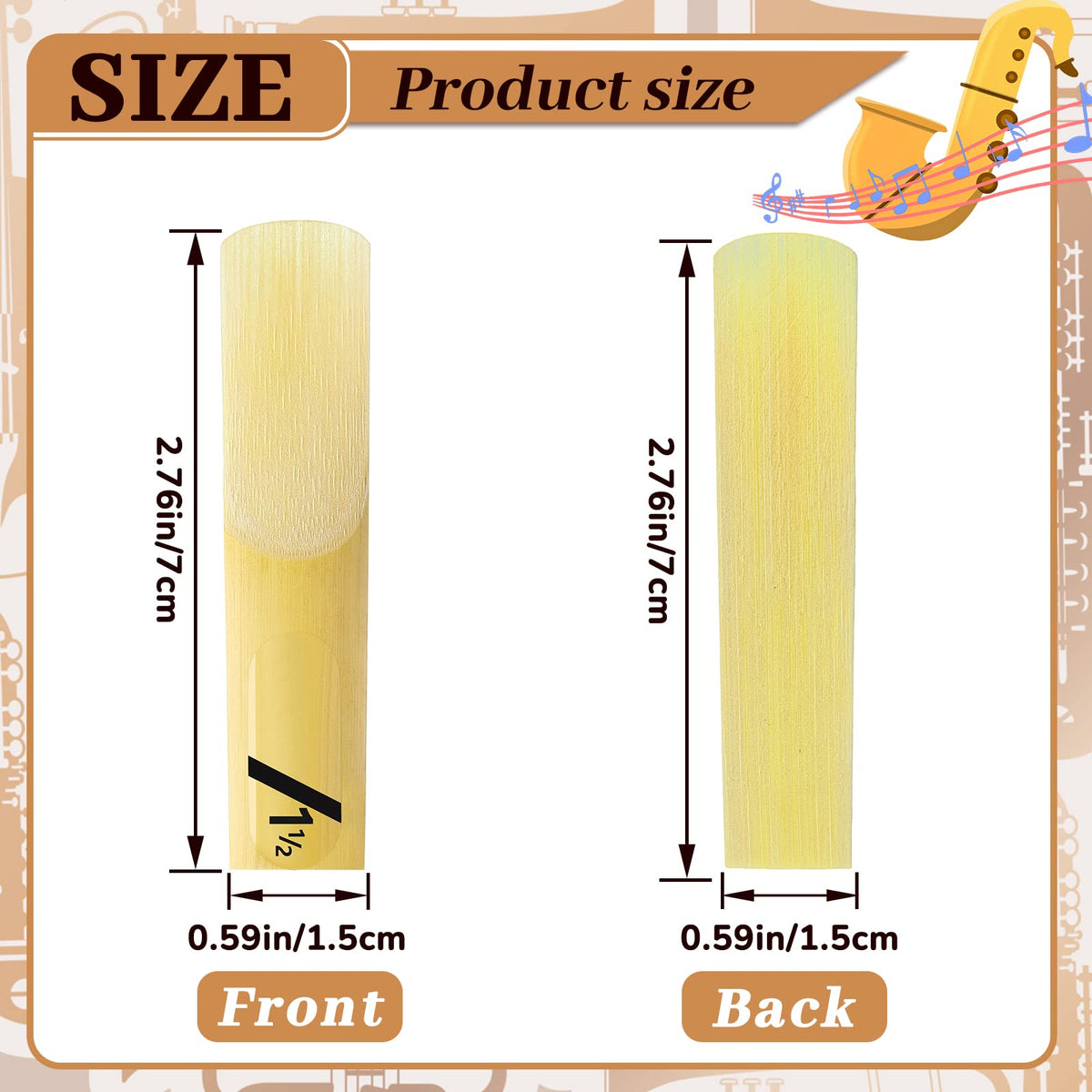 Alto Saxophone Reed Strength 1.5 V5743