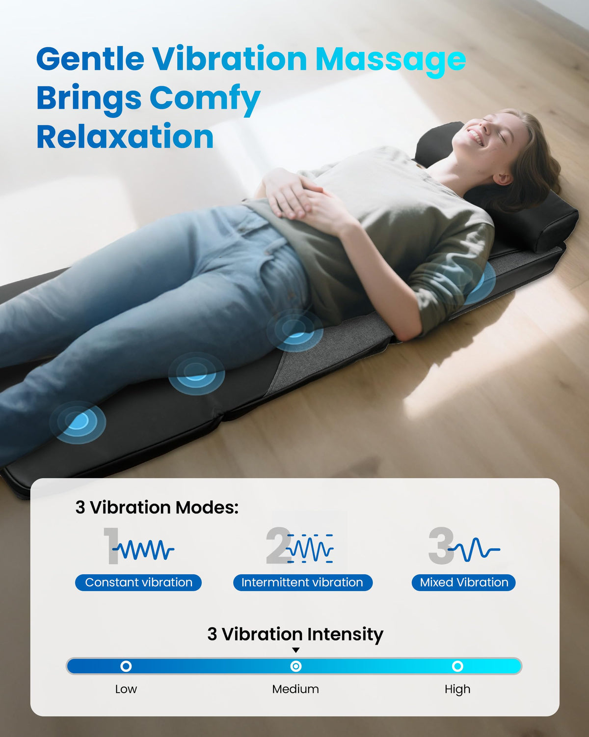 Full Body Massage Mat with Heat T59634