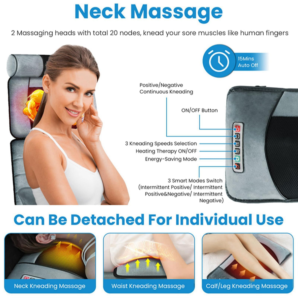Full Body Massage Mat with Heat A104