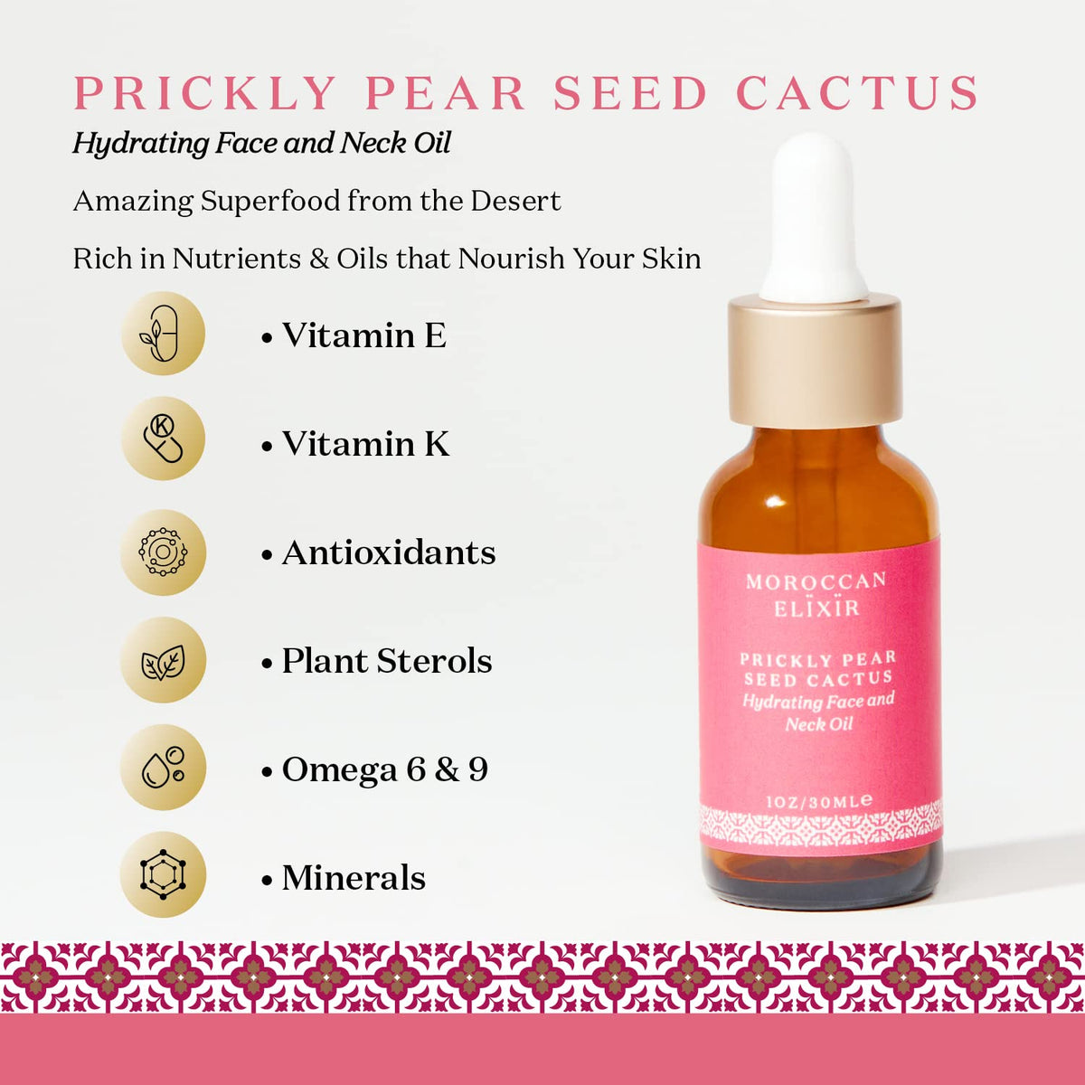 Prickly Pear Face & Neck Cactus Oil 1 oz W19591