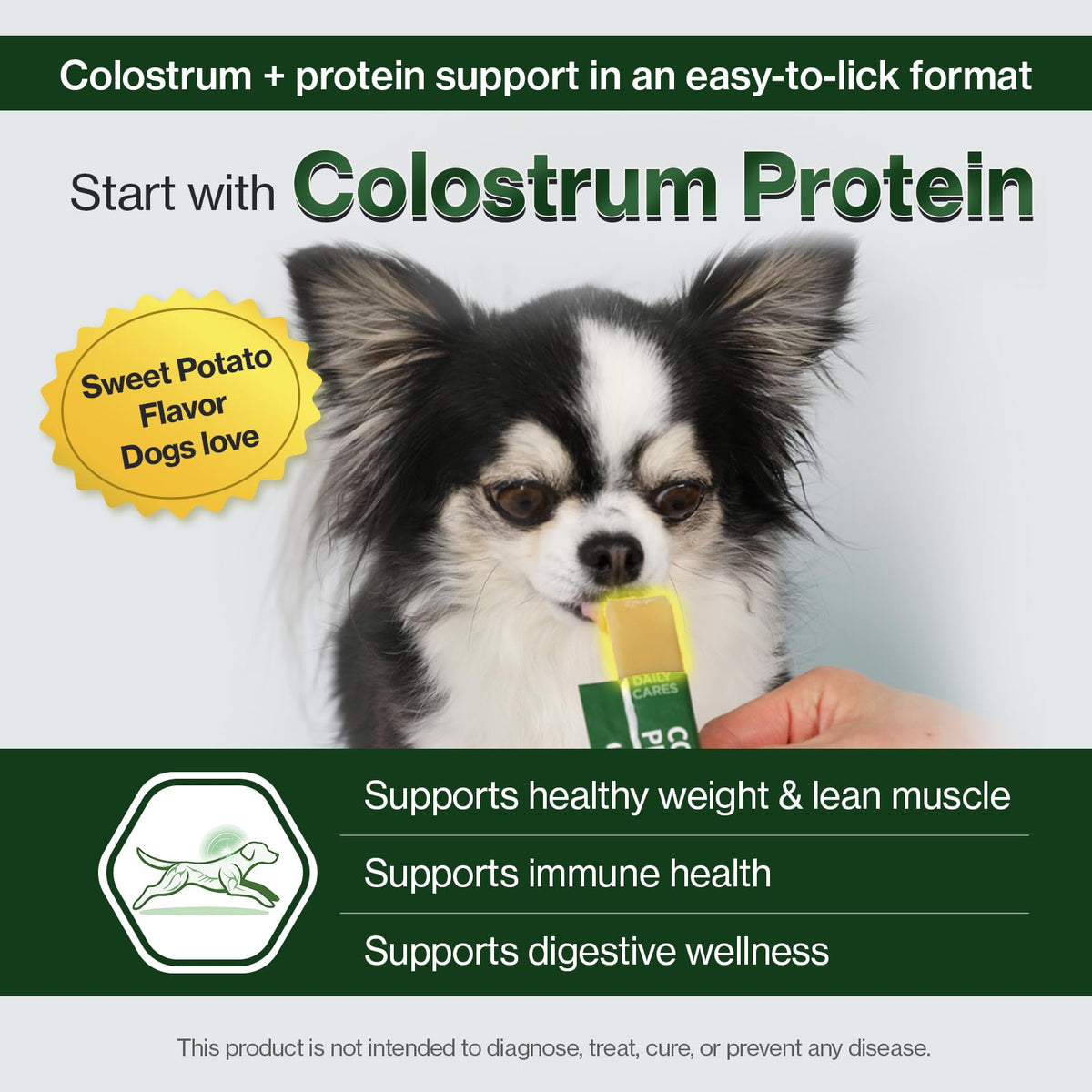 Colostrum Whey Protein Dog Supplement 30 Tubes H357812