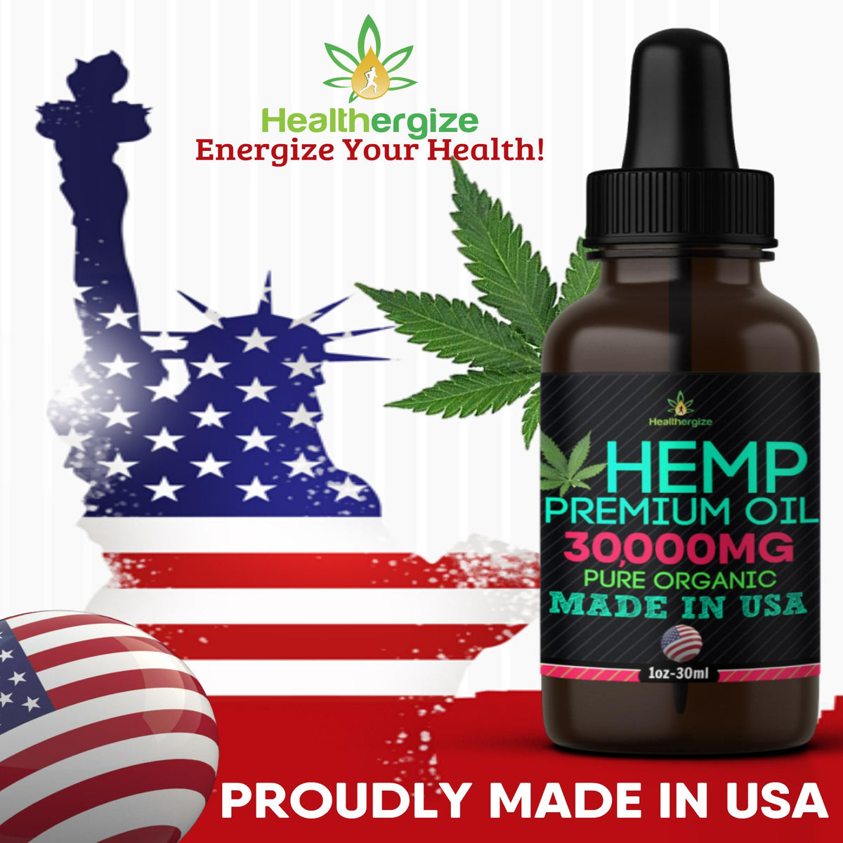 Hemp Oil Drops 5 Pack Cold Pressed Vegan G737