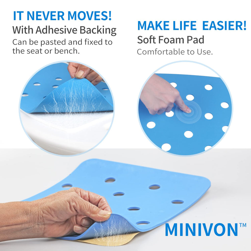 Waterproof Non Slip Soft Foam Shower Bench Cushion E70737
