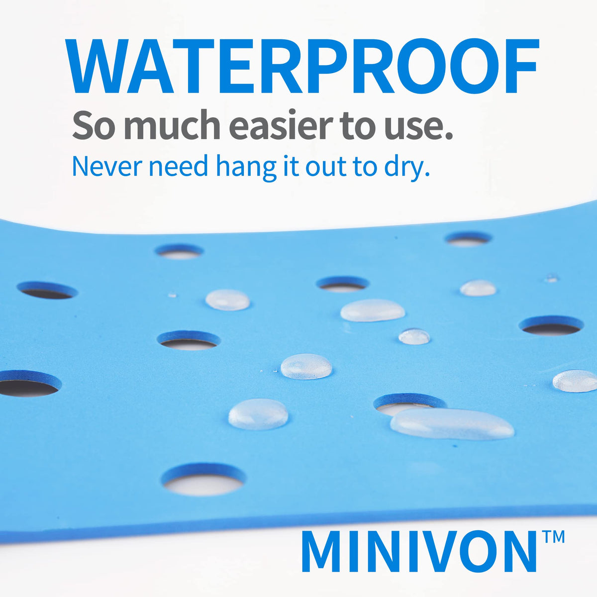 Waterproof Non Slip Soft Foam Shower Bench Cushion E70737