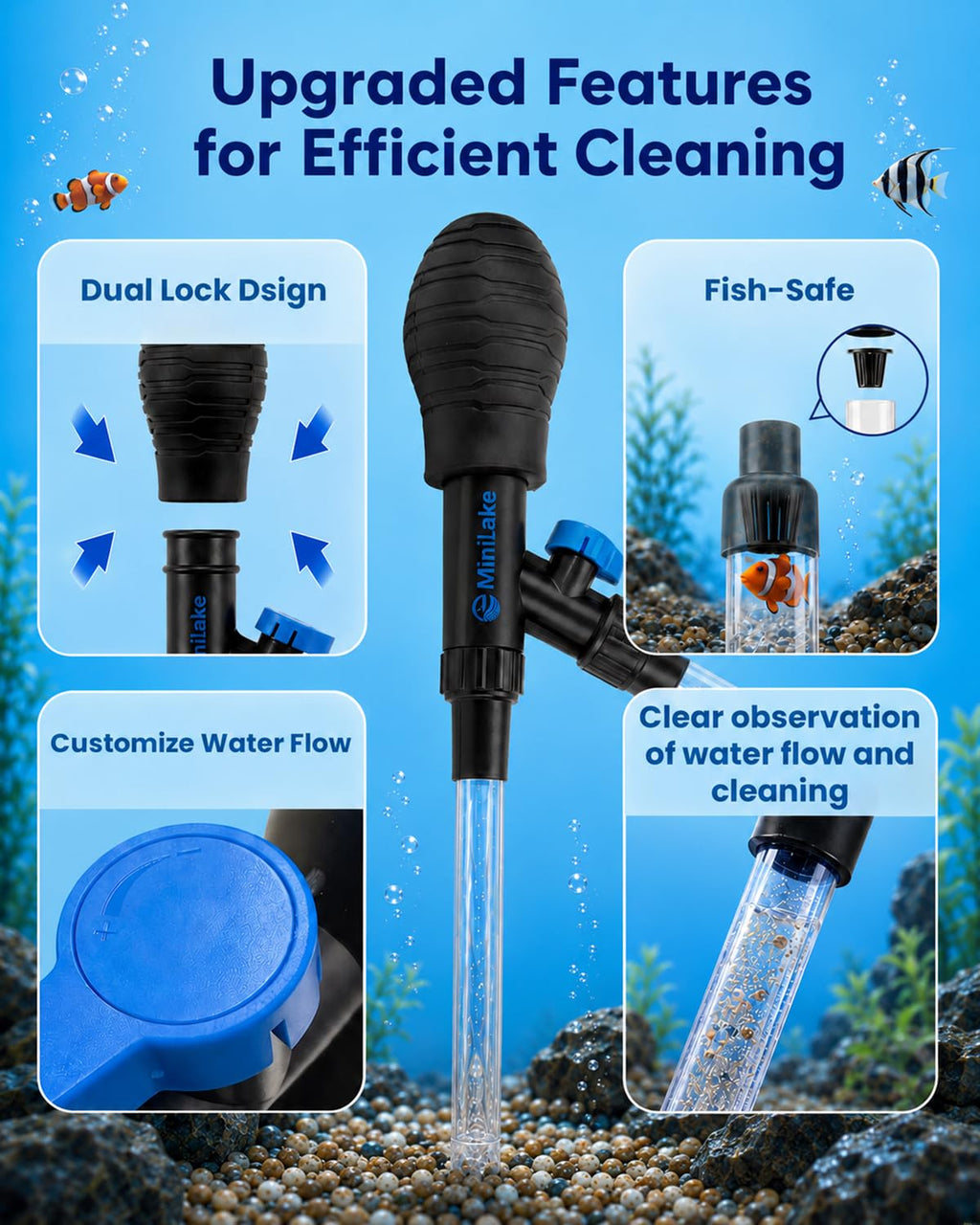 Aquarium Gravel Cleaner Kit C948197