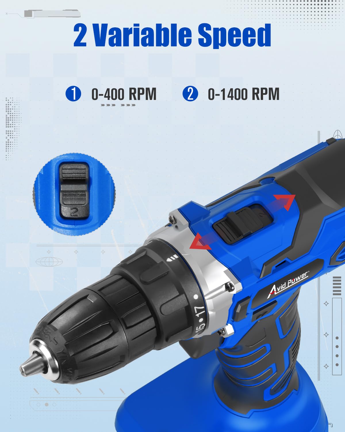 20V Cordless Drill Set with Battery and Charger G33021