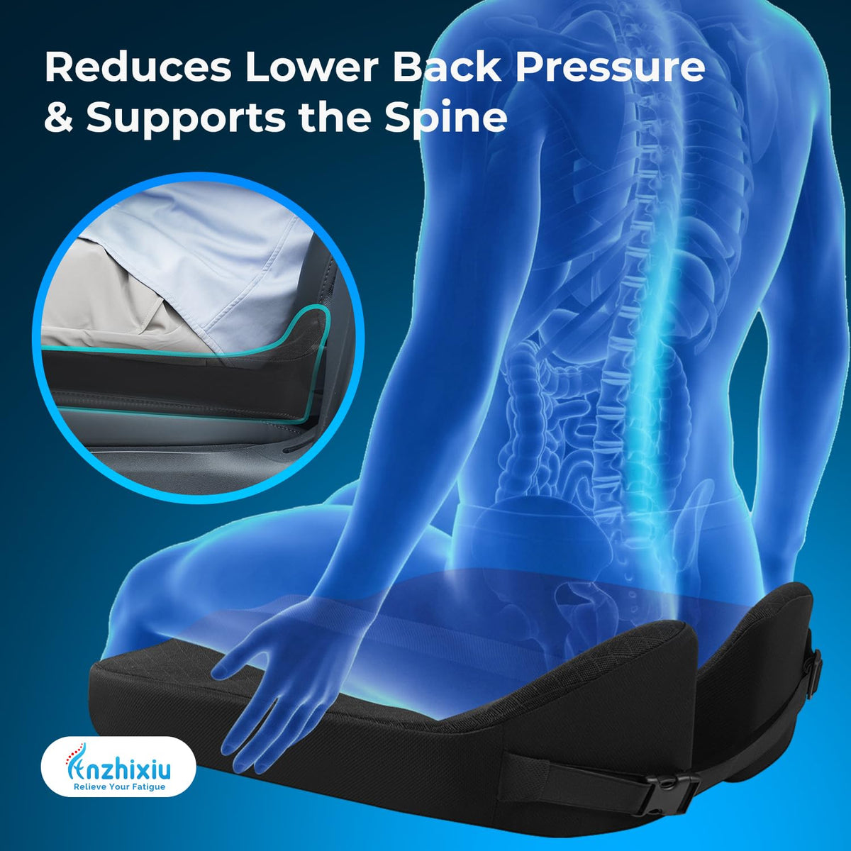 Elevated Car Seat Cushion E8327