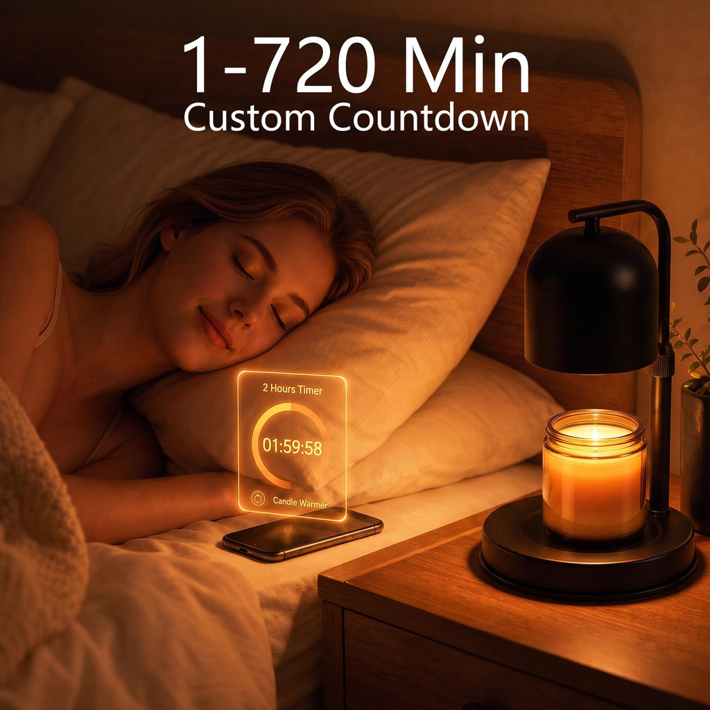 Adjustable Height App Controlled Candle Warmer Lamp with Timer Y42008
