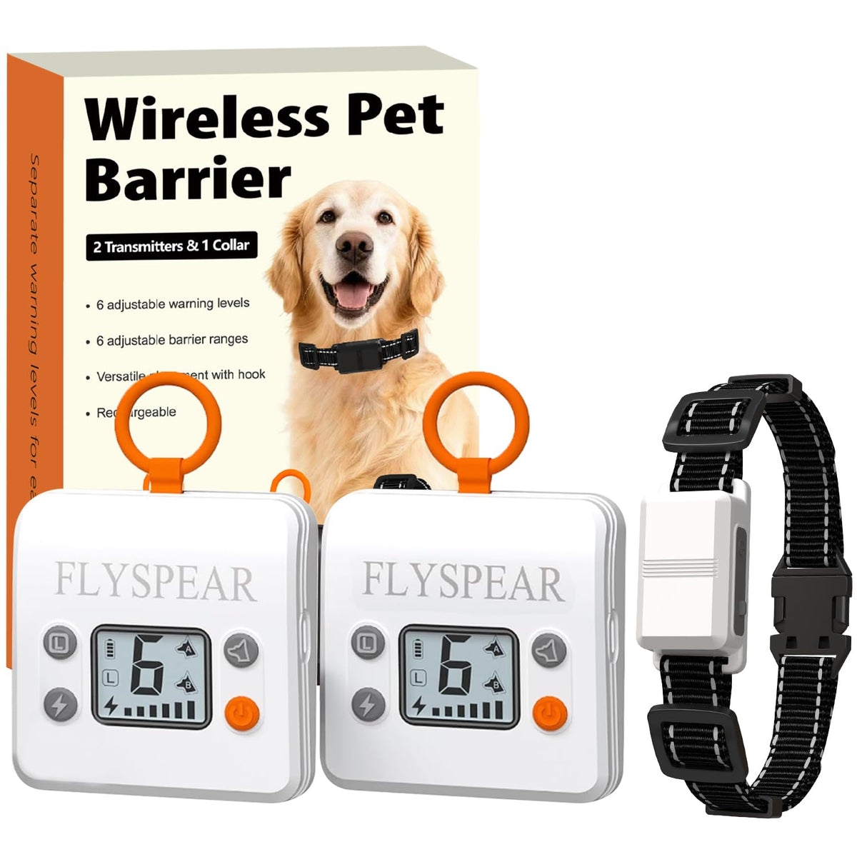 Wireless Pet Barrier with 2 Transmitters E895