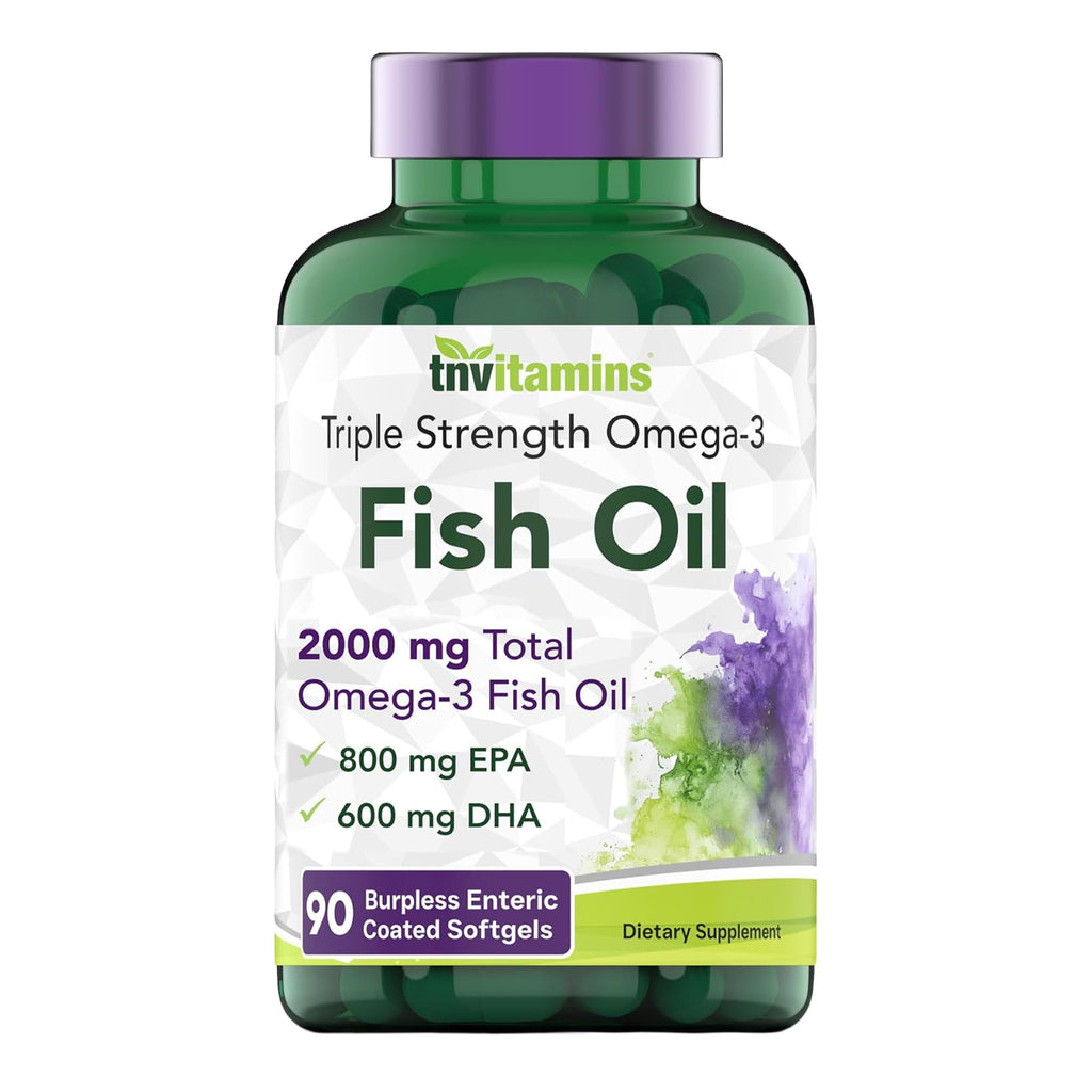 2000mg Omega-3 Fish Oil 90 Softgels B273660