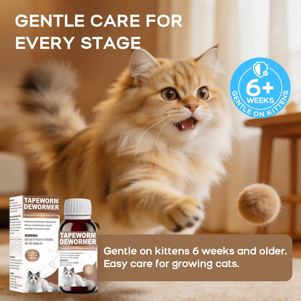 Liquid Cat Tapeworm Dewormer D3335