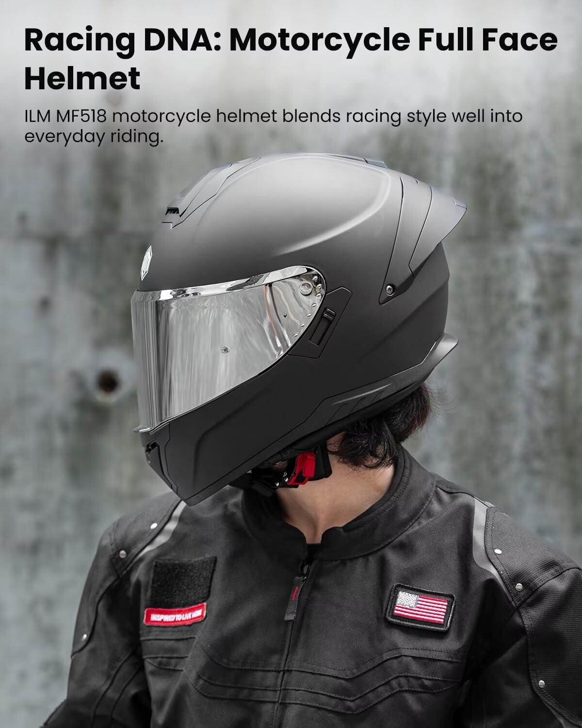 Full Face Motorcycle Helmet DOT O87757