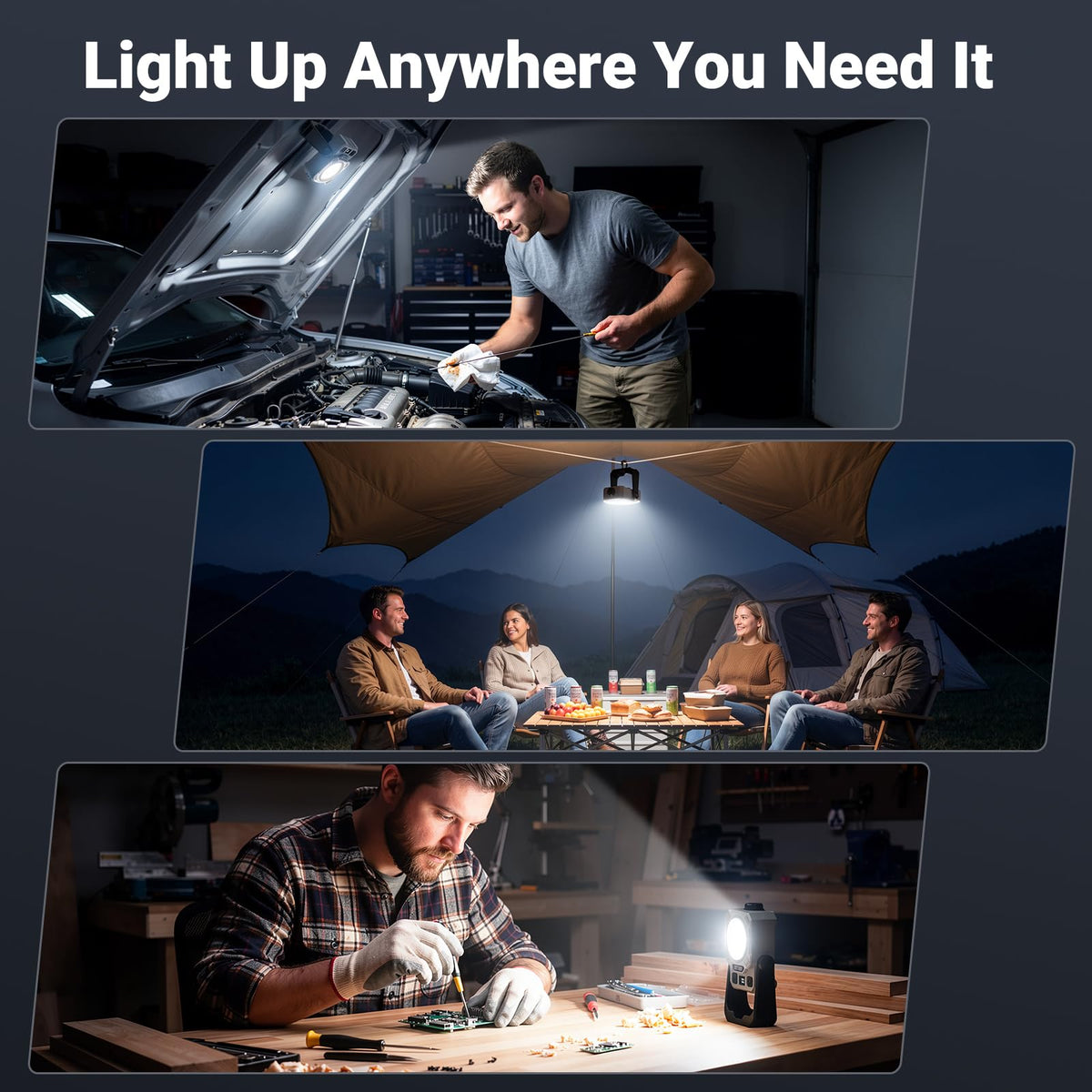 Magnetic Rechargeable Work Light I355809