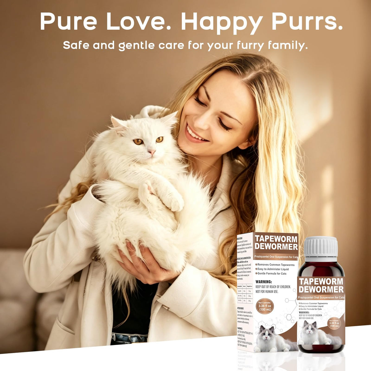 Liquid Cat Tapeworm Dewormer D3335