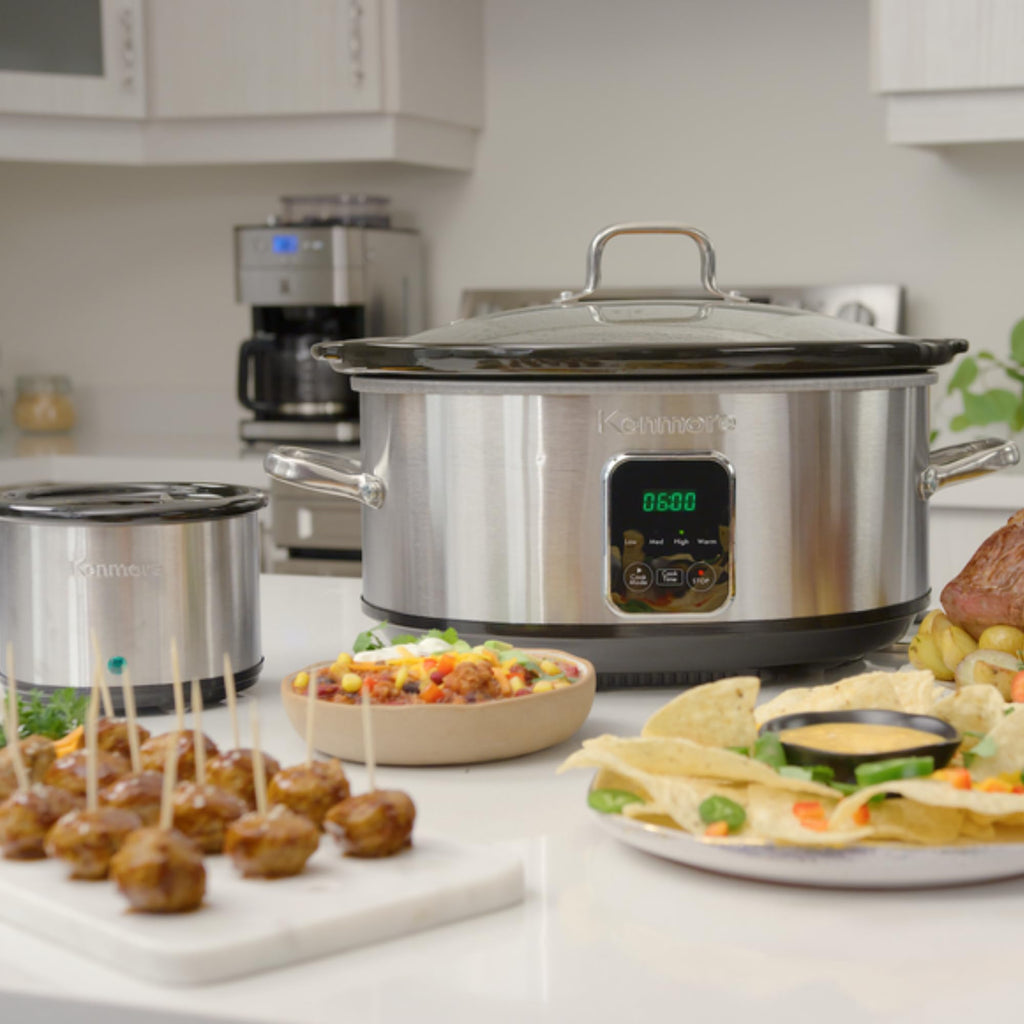 7 qt Programmable Slow Cooker with Dipper L816062