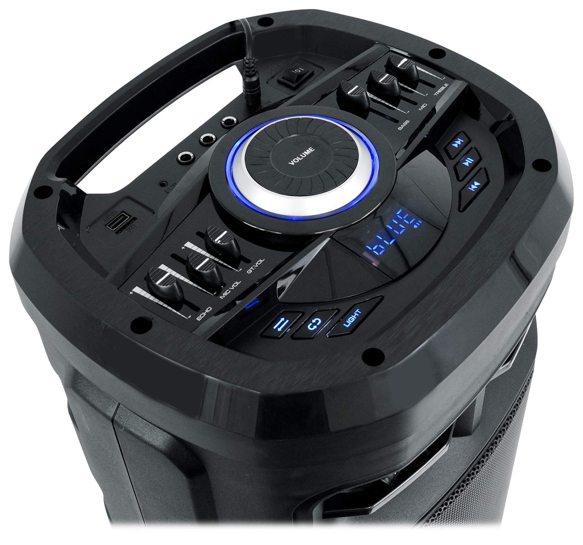 Dual 10" Wireless LED Bluetooth Speaker 2-Pack S6085
