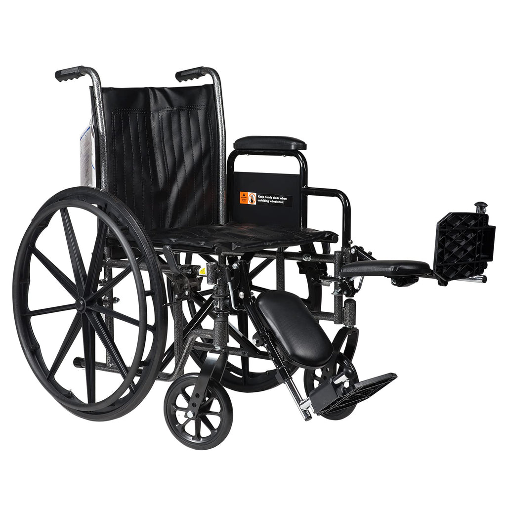 Silver Wheelchair with Detachable Desk Arms & Elevating Leg Rests E148430