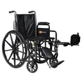 Silver Wheelchair with Detachable Desk Arms & Elevating Leg Rests E148430