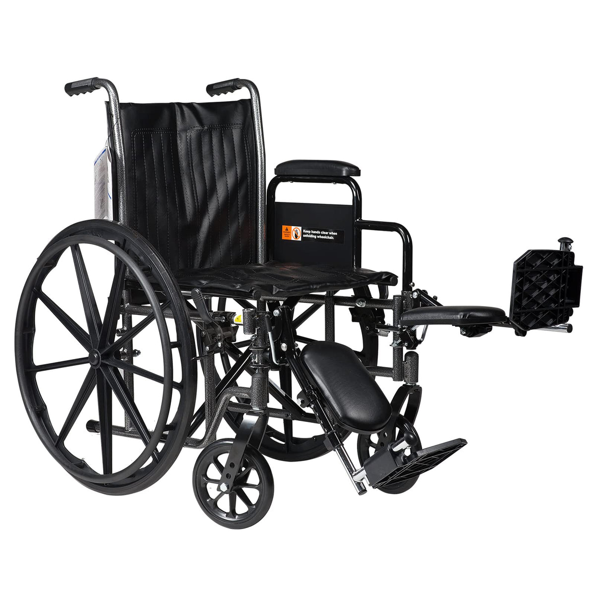 Silver Wheelchair with Detachable Desk Arms & Elevating Leg Rests E148430