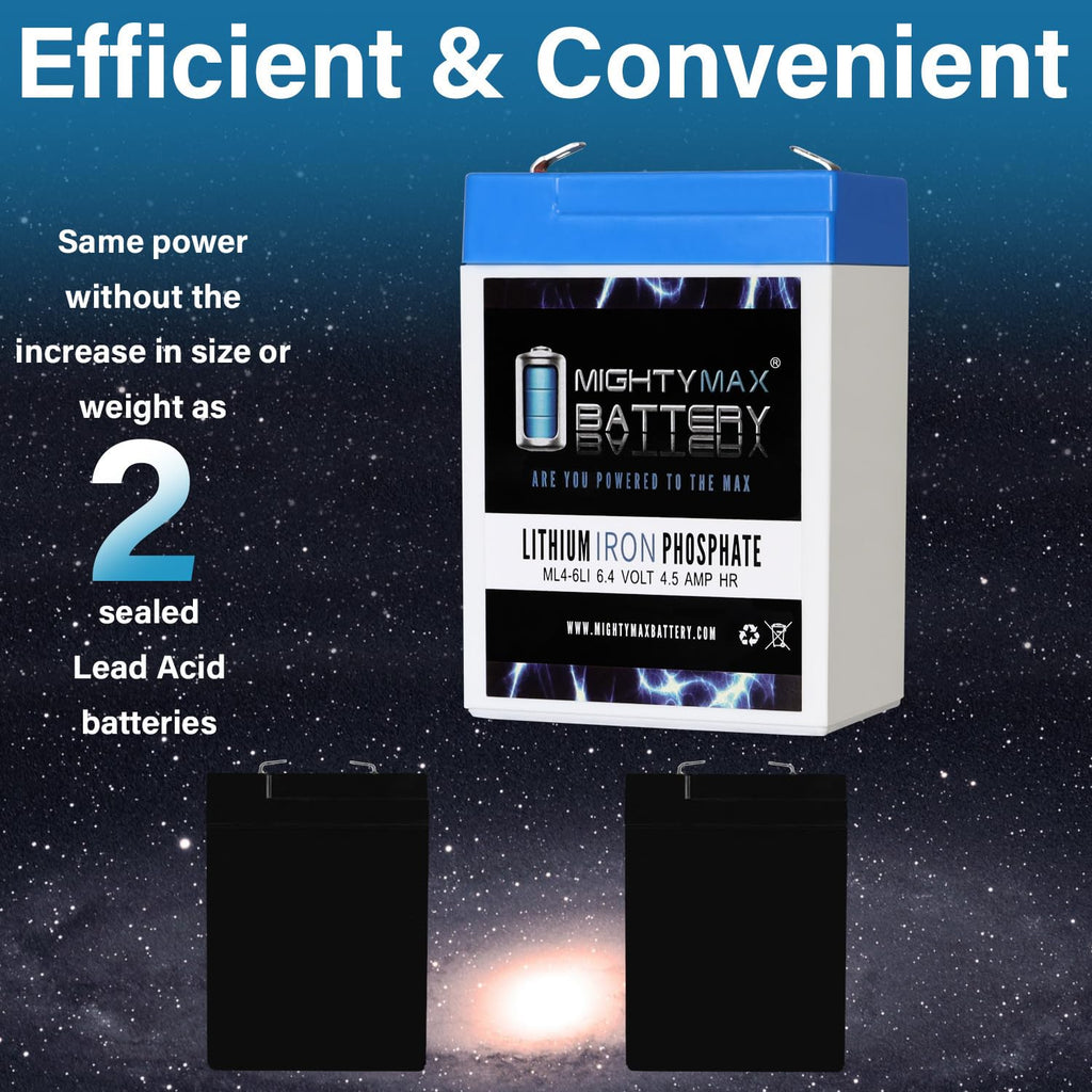 6V 4.5AH Lithium Replacement Battery K469