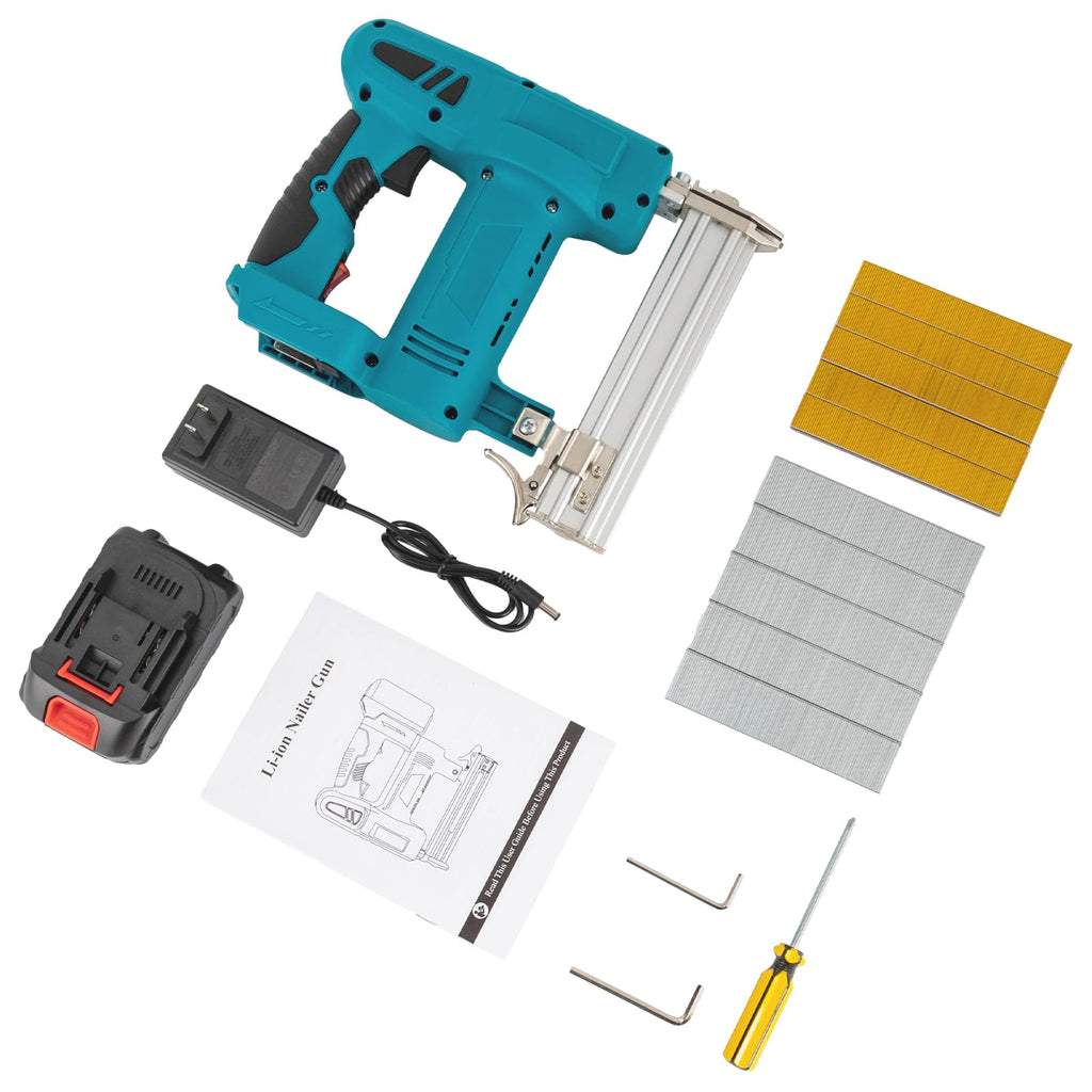Cordless Battery Powered Brad Nailer Kit with Carrying Case S664