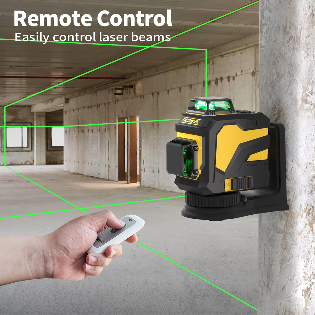 Laser Level with 12 Green Lines T649374