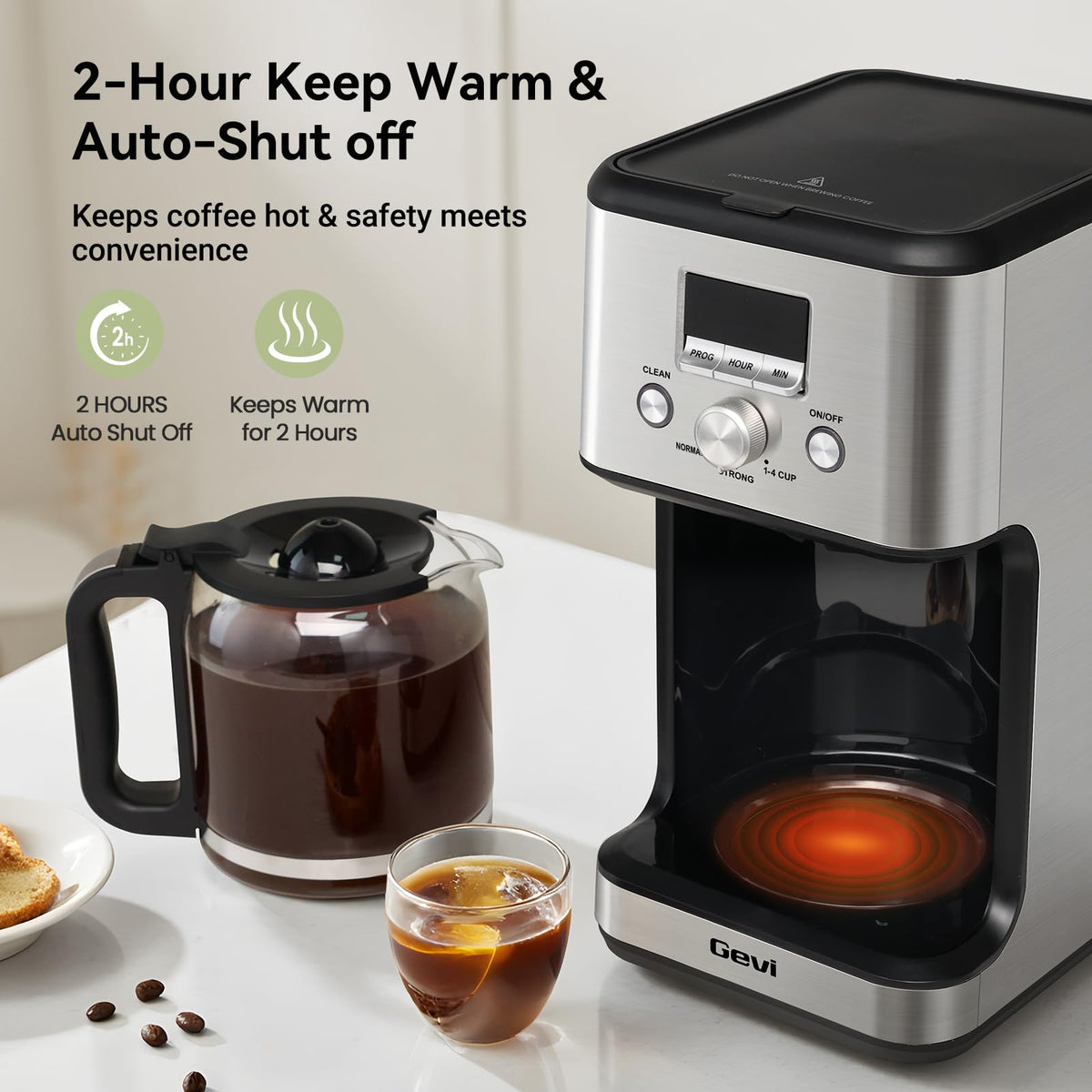 14 Cup Programmable Drip Coffee Maker with Glass Carafe X99620