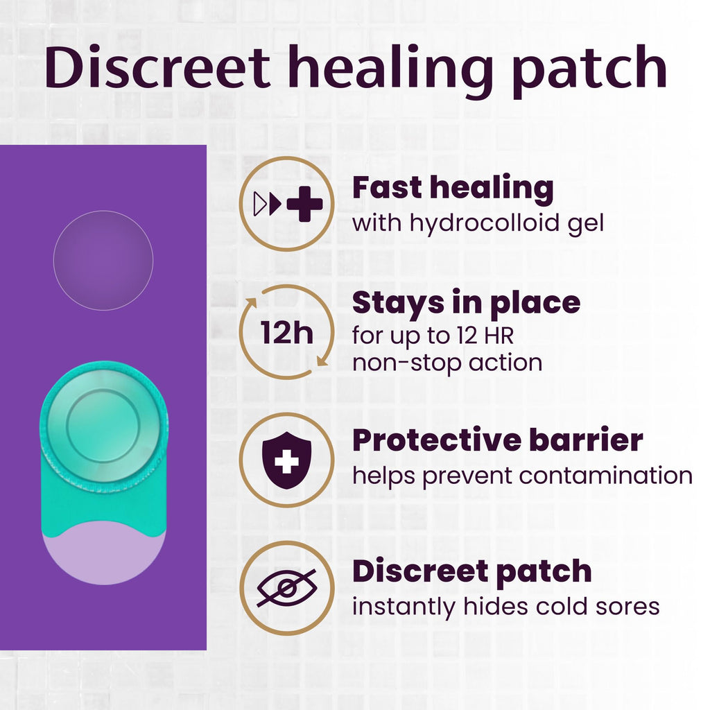15 Hydrocolloid Cold Sore Patches X51758