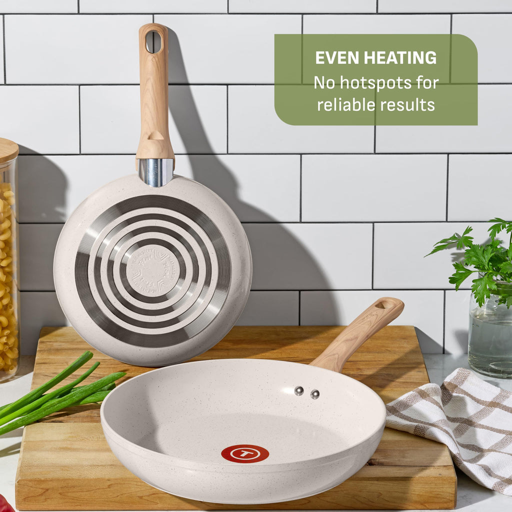 12 Piece Beige Granite Ceramic Nonstick Cookware Set X2486